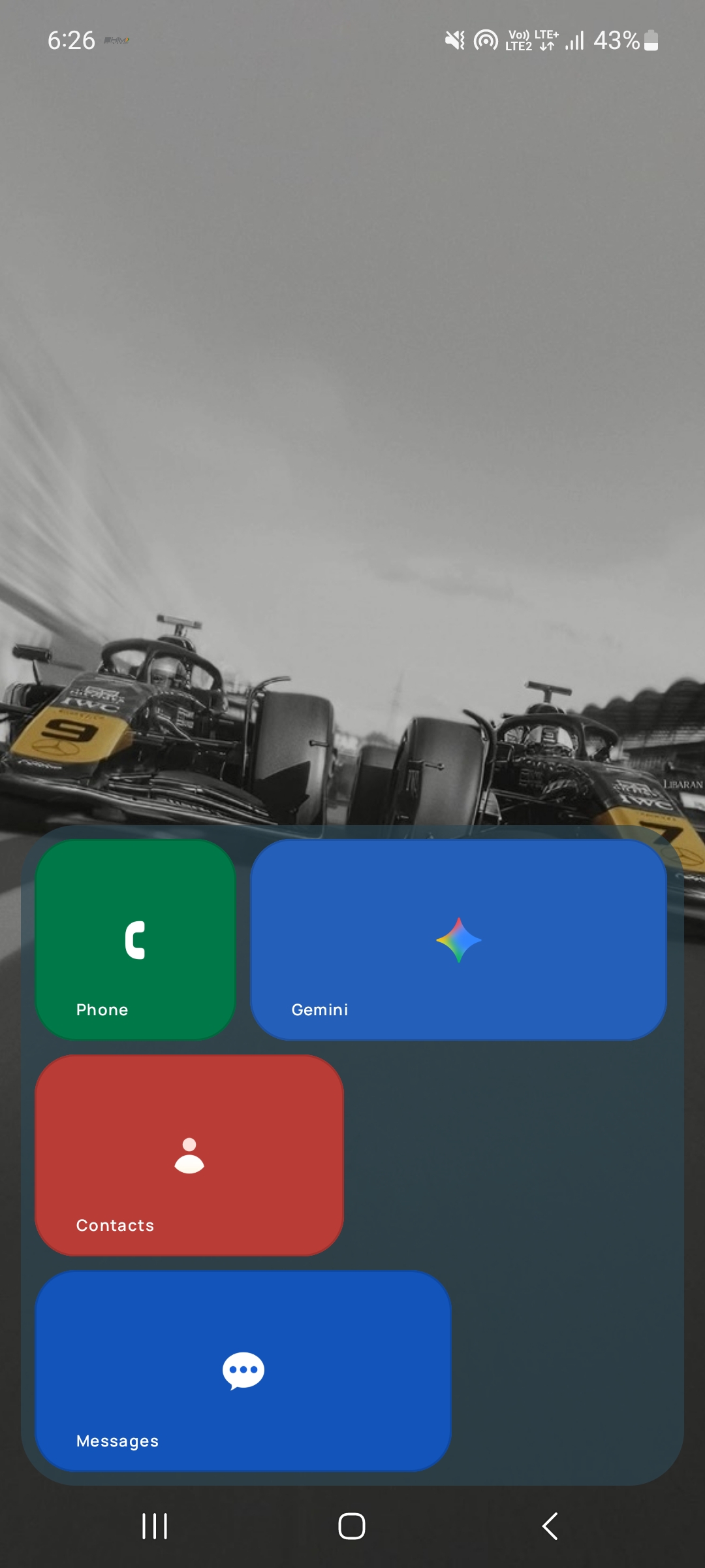 Home screen app name not in center